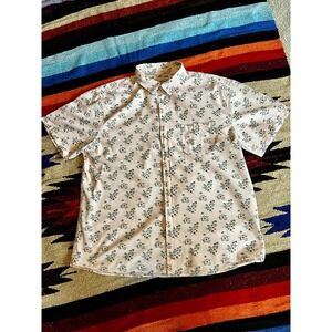 Hawker Rye Slim mens XXL short Sleeve Button Down Shirt